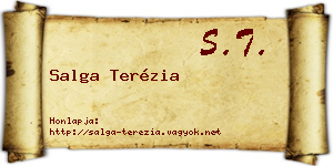Salga Terézia névjegykártya
