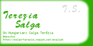 terezia salga business card