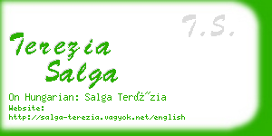 terezia salga business card